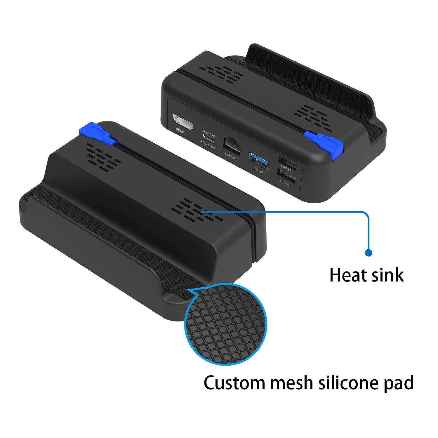 PGTECH Multifunctional Hub Adapter Compatible with Steam Deck Docking Station PGTECH Multifunctional Hub Adapter Compatible with Steam Deck Docking Station